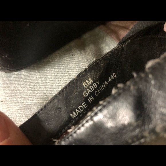 Fun Black Wedge flip flops 8m Gabby Impo - Picture 8 of 12